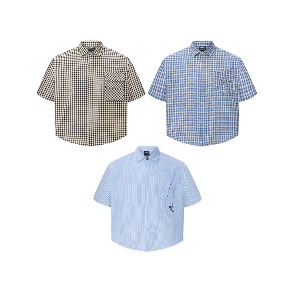 Áo RVB Odyssey Checked Boxy Shirt