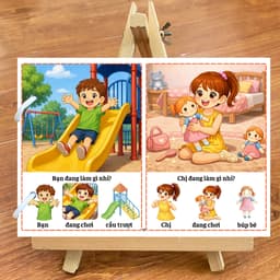 Thẻ Flash EVON BABY dạy bé tập nói thông qua tình huống 8