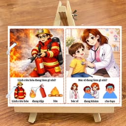 Thẻ Flash EVON BABY dạy bé tập nói -  THỂ HIỆN NHU CẦU 7