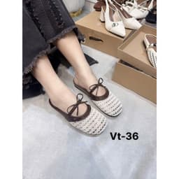 Sandal sục rọ lưới mũi tròn vintage quai chun thoáng khí Giày Sục Rọ Đan Phối Khuy Hàng Cao Cấp Full Hộp 8