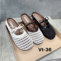 Sandal sục rọ lưới mũi tròn vintage quai chun thoáng khí Giày Sục Rọ Đan Phối Khuy Hàng Cao Cấp Full Hộp 1