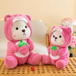 Gấu Bông Lena ôm dâu mẫu mới 2026 kích thước 40cm 50cm 60cm 3