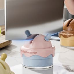 Dụng cụ mài dao hình kem dễ thương. Đồ mài dao mini nhà bếp nhanh gọn sắc bén - Majehome 6