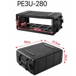 Tủ đựng micro âm thanh khung thép vỏ nhựa chống va đập, hộp đựng mic và phụ kiện âm thanh 14