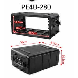 Tủ đựng micro âm thanh khung thép vỏ nhựa chống va đập, hộp đựng mic và phụ kiện âm thanh 12