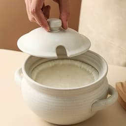Hũ gốm đựng gia vị kèm thìa cao cấp. Lọ đựng muối đường tiện lợi thiết kế tối giản decor bếp sang trọng - Majehome 5