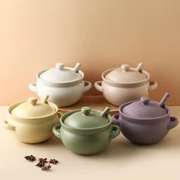 Hũ gốm đựng gia vị kèm thìa cao cấp. Lọ đựng muối đường tiện lợi thiết kế tối giản decor bếp sang trọng - Majehome 7