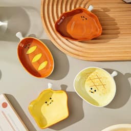 Bát gốm sứ đựng bánh mì dễ thương. Chén chấm cao cấp decor bàn ăn xinh xắn - Majehome 7