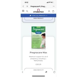 [Mẫu Mới+Date 2028] Vitamin tổng hợp Bầu Pregnacare Max 84 viên giúp mẹ bầu khỏe, không thiếu máu, đỡ nghén 4