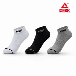 Tất Thể Thao PEAK  Cotton Co Dãn Thoáng Khí WW59333 W1240901 1