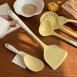 Bộ 5 món dụng cụ nấu ăn silicon cao cấp. Muỗng xẻng chịu nhiệt an toàn cho nhà bếp - Majehome 2