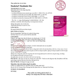 Viên uống bổ sung lợi khuẩn nữ Neubria Neubiotic Her hộp 30 viên 8