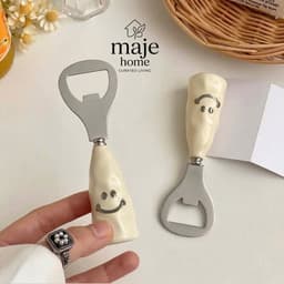 Mở nắp bia mặt cười dễ thương. Dụng cụ khui nắp chai Inox cao cấpt iện lợi cho gia đình - Majehome 8