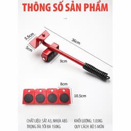 Thế Hệ Mới, Bộ Dụng Cụ Di Chuyển Đồ Thông Minh Dễ Dàng Chuyển Đồ Nặng 2026 YATASMART 7