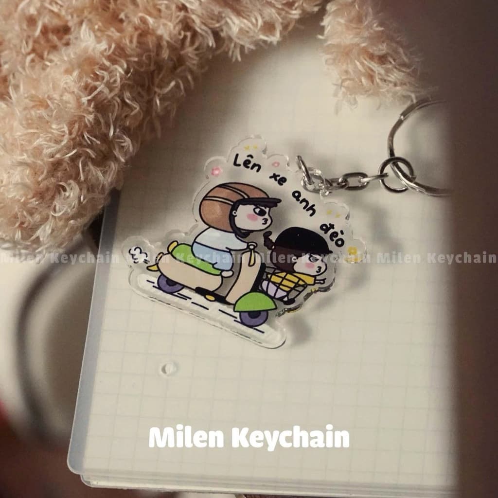 MÓC KHOÁ LỜI NHẮN - LÊN XE ANH ĐÈO - VADANLEN