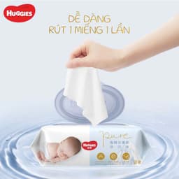 (THÙNG 16 GÓI TẶNG 1 GÓI) KHĂN ƯỚT HUGGIES GOLDEN WET WIPES 80MIẾNG 4