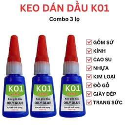 ( HN ) Combo 3 Lọ Keo OILY GLUE Đa Năng Gấp 50 Lần Keo Thường 8