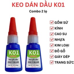 ( HN ) Combo 3 Lọ Keo OILY GLUE Đa Năng Gấp 50 Lần Keo Thường 5