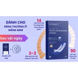 Miếng dán trắng răng IVISMILE công nghệ Advanced Seal™ công thức làm trắng độc quyền 6