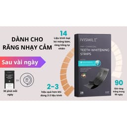 Miếng dán trắng răng IVISMILE công nghệ Advanced Seal™ công thức làm trắng độc quyền 5