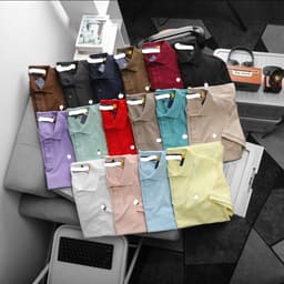 Áo Polo Nam basic form suông Chất Vải Pique 100% cotton bigsize 110kg - 3bros 1