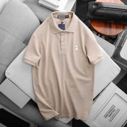 Áo Polo Nam basic form suông Chất Vải Pique 100% cotton bigsize 110kg - 3bros 4