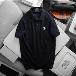 Áo Polo Nam basic form suông Chất Vải Pique 100% cotton bigsize 110kg - 3bros 9