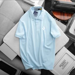 Áo Polo Nam basic form suông Chất Vải Pique 100% cotton bigsize 110kg - 3bros 5