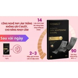 Miếng dán trắng răng IVISMILE công nghệ Advanced Seal™ công thức làm trắng độc quyền 4