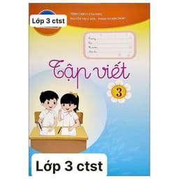 Combo vở tập viết mĩ thuật toán tiếng việt ... lớp 3 bộ chân trời sáng tạo 2