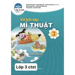 Combo vở tập viết mĩ thuật toán tiếng việt ... lớp 3 bộ chân trời sáng tạo 9