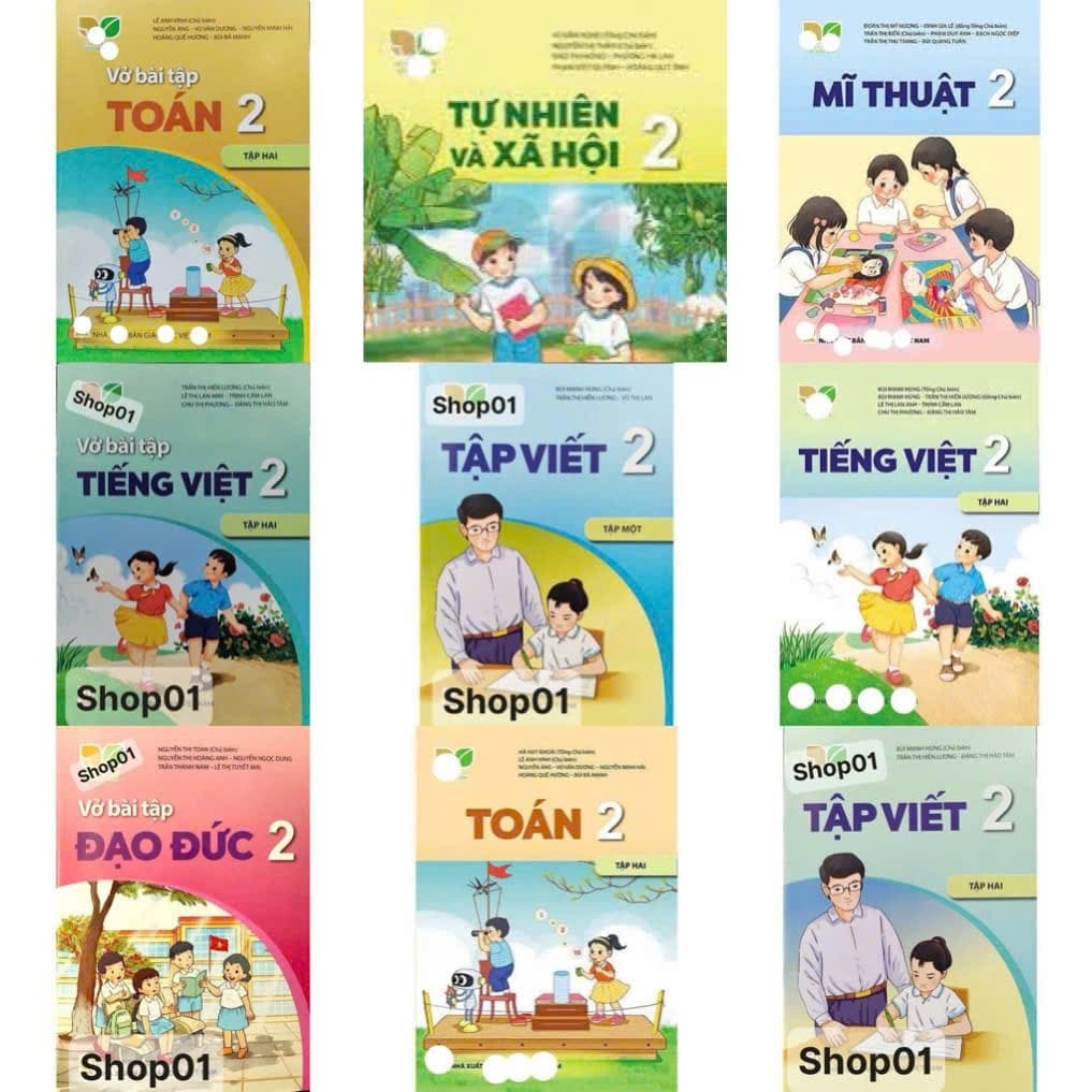 Lẻ vở tiếng việt tập viết toán .. lớp 2 kết nối tri thức