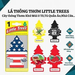 Cây Thông Thơm Little Trees Khử Mùi Tự Nhiên Cho Ô Tô, Phòng Ngủ, Tủ Quần Áo 7