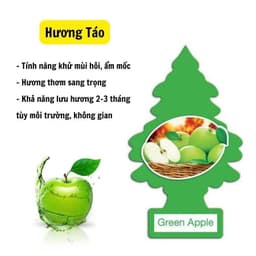 Cây Thông Thơm Little Trees Khử Mùi Tự Nhiên Cho Ô Tô, Phòng Ngủ, Tủ Quần Áo 3