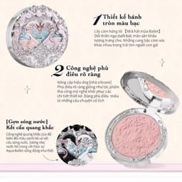 [SẴN HOẢ TỐC] PHẤN MÁ HỒNG Hoa Biết Thiên Nga SWAN BALLET FLOWER KNOWS 3