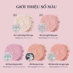 [SẴN HOẢ TỐC] PHẤN MÁ HỒNG Hoa Biết Thiên Nga SWAN BALLET FLOWER KNOWS 5