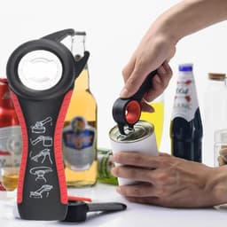 Dụng Cụ Mở Nắp Chai Đa Năng 5in1 – Khui Bia, Nắp Lọ, Lon, Chai, Hũ, Hộp Thịt Tiện Lợi 2