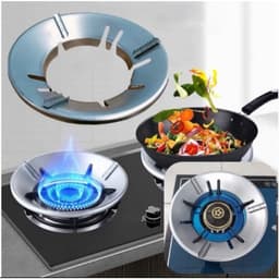 Giá đỡ Nồi, Bếp Gas Chống Trượt và Vỉ Chắn Gió Bếp Ga Tròn. LMS 9