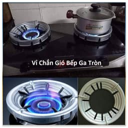 Giá đỡ Nồi, Bếp Gas Chống Trượt và Vỉ Chắn Gió Bếp Ga Tròn. LMS 8