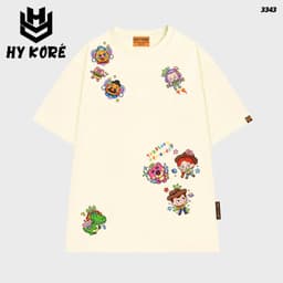 Áo Thun HY KORÉ TOY FRIENDS 3343 Form Rộng Localbrand Oversize Unisex Vải Cotton 75% Nam Nữ Mặc Đẹp 1