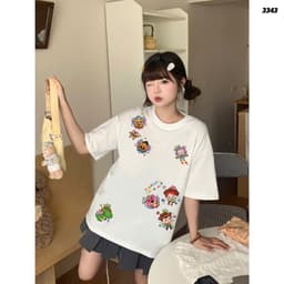 Áo Thun HY KORÉ TOY FRIENDS 3343 Form Rộng Localbrand Oversize Unisex Vải Cotton 75% Nam Nữ Mặc Đẹp 3