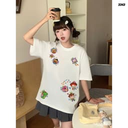 Áo Thun HY KORÉ TOY FRIENDS 3343 Form Rộng Localbrand Oversize Unisex Vải Cotton 75% Nam Nữ Mặc Đẹp 4