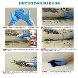 Xịt Tẩy Sơn Khô - Cặn Xi Măng Paint Clean 500ml - Tẩy Rửa Keo Dán, Sạch Nhanh Hiệu Quả Thân Thiện 7