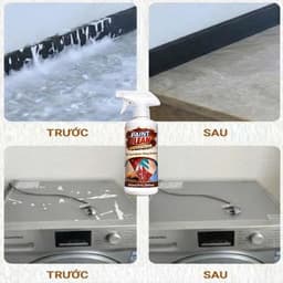 Xịt Tẩy Sơn Khô - Cặn Xi Măng Paint Clean 500ml - Tẩy Rửa Keo Dán, Sạch Nhanh Hiệu Quả Thân Thiện 4
