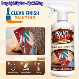 Xịt Tẩy Sơn Khô - Cặn Xi Măng Paint Clean 500ml - Tẩy Rửa Keo Dán, Sạch Nhanh Hiệu Quả Thân Thiện 1