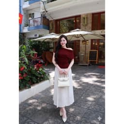 Áo Thun Nữ Công Sở Ngắn Tay Cổ Đổ Nhún Eo Chất Liệu Cotton Nhật Co Giãn 4 Chiều Mềm Mát Tôn Dáng Evalover 7