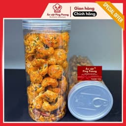 [Lon 125G] Da Heo Mắm Hành, Bì Lợn Mắm Hành Sấy Giòn Lắc Nước Mắm Sốt Hành Thơm Ngon Đậm Vị Ăn Liền 3