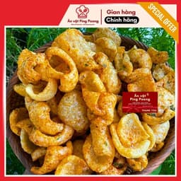 [Lon 125G] Da Heo Mắm Hành, Bì Lợn Mắm Hành Sấy Giòn Lắc Nước Mắm Sốt Hành Thơm Ngon Đậm Vị Ăn Liền 5