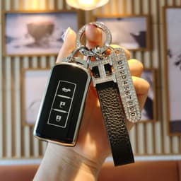 Bao Ốp Dành Cho Chìa Khóa Mitsubishi Chất Liệu Nhựa TPU Mềm Viền Xi Bạc – Chống Trầy, Chống Va Đập 9