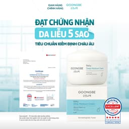 [Da Siêu Khô] Kem Dưỡng Ẩm Cho Bé Bản Chuyên Sâu Chứa Hạt Dưỡng Ẩm GOONGBE Baby Deep Moisture Cream 100ml 2